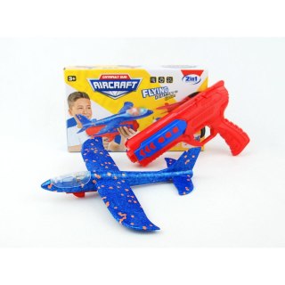 SAMOLOT STYROPIANOWY+PISTOLET W PUDEŁKU 1szt