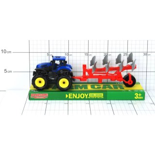 TRAKTOR Z PRZYCZEPĄ POD KLOSZEM 1SZT.