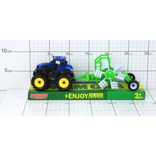 TRAKTOR Z PRZYCZEPĄ POD KLOSZEM 1SZT.