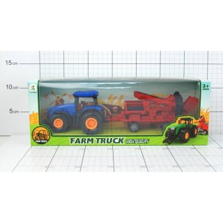 TRAKTOR Z PRZYCZEPĄ W PUDEŁKU 1SZT.