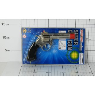 PISTOLET METALOWY NA SPŁONKĘ- BLISTER 1 SZT.