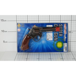 PISTOLET METALOWY NA SPŁONKĘ- BLISTER 1 SZT.