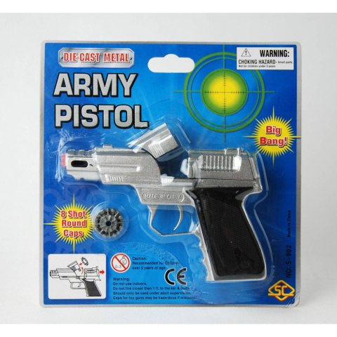 PISTOLET METALOWY NA SPŁONKĘ- BLISTER 1 SZT. PISTOLET METALOWY NA SPŁONKĘ- BLISTER 1 SZT.