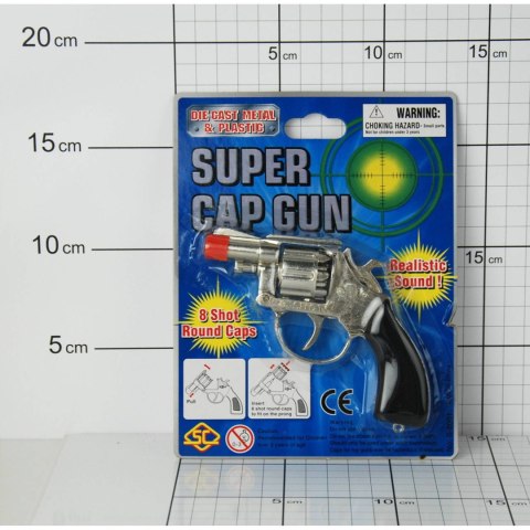 PISTOLET METALOWY NA SPŁONKĘ- BLISTER 1SZT. PISTOLET METALOWY NA SPŁONKĘ- BLISTER 1SZT.