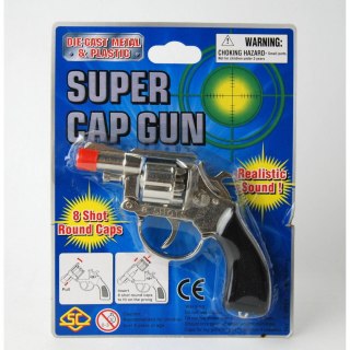 PISTOLET METALOWY NA SPŁONKĘ- BLISTER 1SZT.