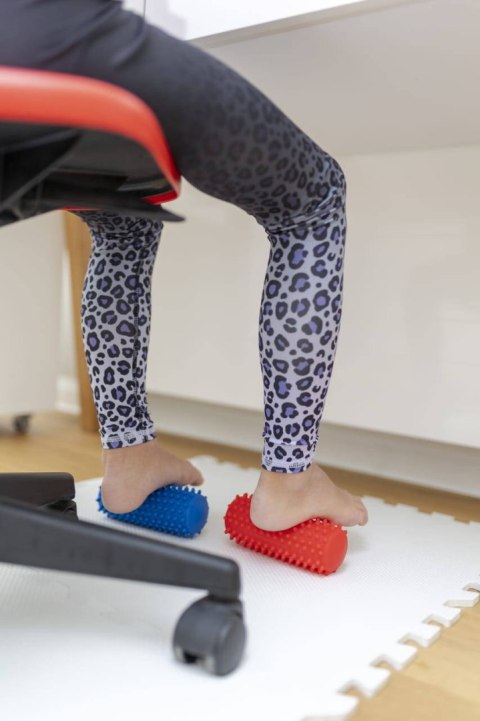 Wałek Z Kolcami Do Masażu I Rehabilitacji Roller 15 Cm Czerwony Do Ćwiczeń