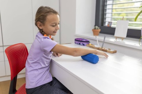 Wałek Z Kolcami Do Masażu I Rehabilitacji Roller 15 Cm Czerwony Do Ćwiczeń
