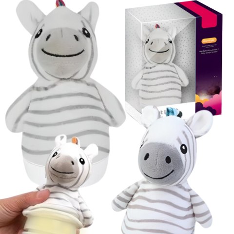 A baby soothe plush night light (zebra doll) A baby soothe plush night light (zebra doll)