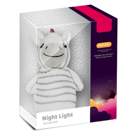 A baby soothe plush night light (zebra doll) A baby soothe plush night light (zebra doll)