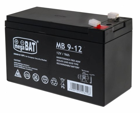 Akumulator żelowy 12V/9Ah do pojazdów elektrycznych dla dzieci Część zapasowa Akumulator żelowy 12V/9Ah do pojazdów elektrycznych dla dzieci Część zapasowa