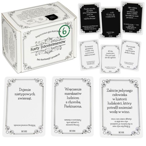 Gra Karciana "Karty Dżentemenów" - Epizod Szósty Zestaw Kart Gra Imprezowa Gra Karciana "Karty Dżentemenów" - Epizod Szósty Zestaw Kart Gra Imprezowa