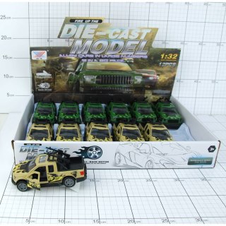 JEEP SAMOCHÓD TERENOWY METALOWY 1 SZT.