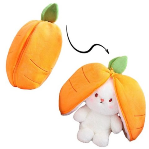 Magiczny Królik 25cm Marchewka Maskotka Pluszak Uroczy Design Uszka Magiczny Królik 25cm Marchewka Maskotka Pluszak Uroczy Design Uszka