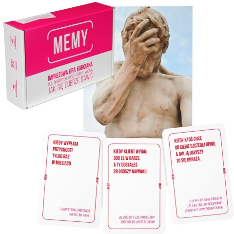"Memy 1" - Towarzyska Imprezowa Gra Karciana Dla Dorosłych Zestaw Kart "Memy 1" - Towarzyska Imprezowa Gra Karciana Dla Dorosłych Zestaw Kart