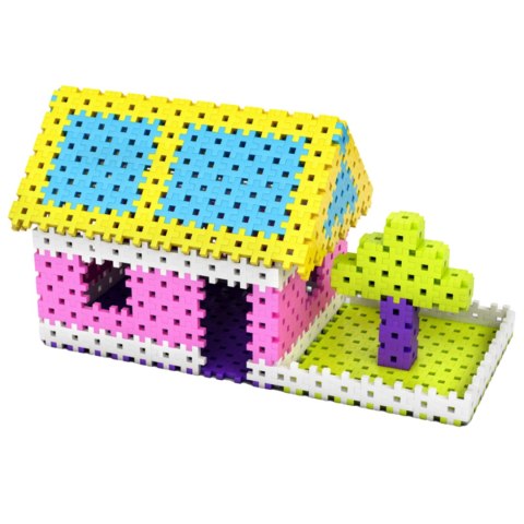 Zestaw Klocków Konstrukcyjnych Basic Pink 600 Elementów Klocki Meli Puzzle Zestaw Klocków Konstrukcyjnych Basic Pink 600 Elementów Klocki Meli Puzzle