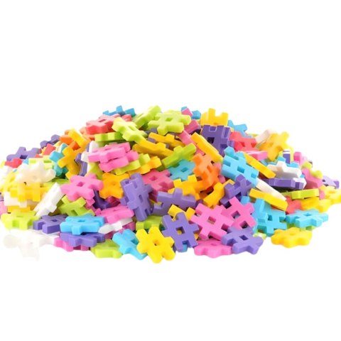 Zestaw Klocków Konstrukcyjnych Basic Pink 600 Elementów Klocki Meli Puzzle Zestaw Klocków Konstrukcyjnych Basic Pink 600 Elementów Klocki Meli Puzzle