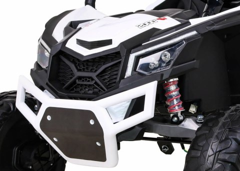 Buggy UTV-MX na akumulator dla dzieci Biały + Napęd 4x4 + Pilot +Audio LED