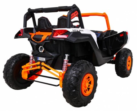Buggy UTV-MX na akumulator dla dzieci Pomarańczowy + Napęd 4x4 + Pilot