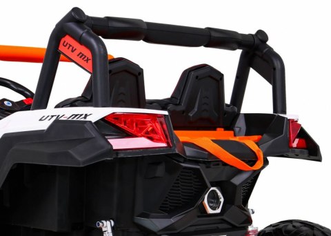 Buggy UTV-MX na akumulator dla dzieci Pomarańczowy + Napęd 4x4 + Pilot