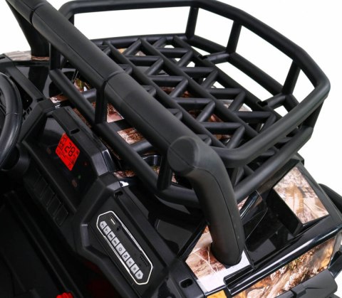 Buggy UTV Terenówka dla dzieci Czarny + Pilot + Bagażnik + Wolny Start