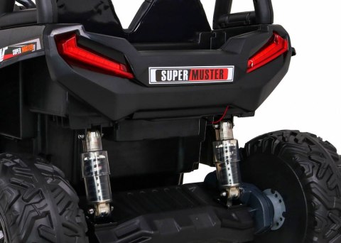 Buggy UTV Terenówka dla dzieci Czerwony + Pilot + Bagażnik + Wolny Start