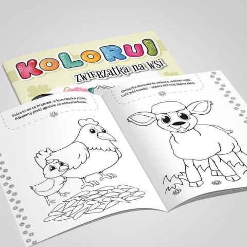 Kolekcja Koloruj - Zwierzątka na wsi Kolekcja Koloruj - Zwierzątka na wsi