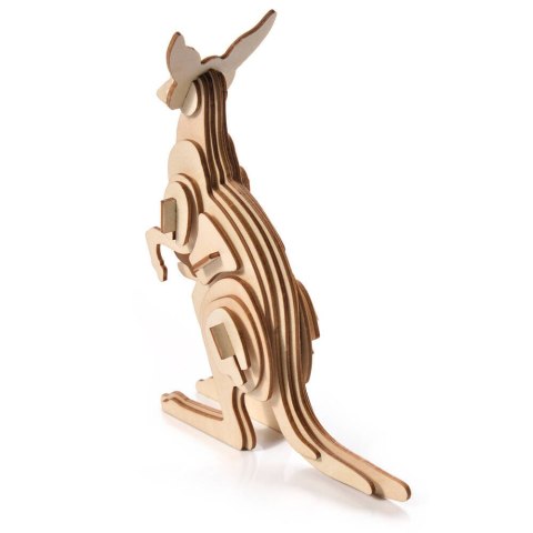 Little Story Drewniane Puzzle Model 3D - Kangur Little Story Drewniane Puzzle Model 3D - Kangur