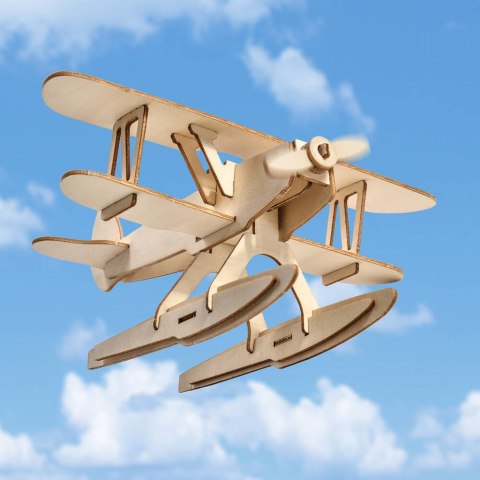 Little Story Drewniane Puzzle Model 3D - Samolot Little Story Drewniane Puzzle Model 3D - Samolot