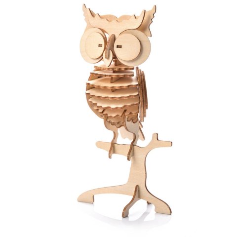 Little Story Drewniane Puzzle Model 3D - Sowa Little Story Drewniane Puzzle Model 3D - Sowa
