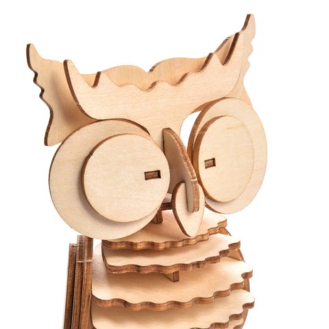 Little Story Drewniane Puzzle Model 3D - Sowa Little Story Drewniane Puzzle Model 3D - Sowa