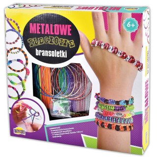 METALOWE PLECIONE BRANSOLETKI DLA DZIEWCZYNEK KREATYWNY ZESTAW