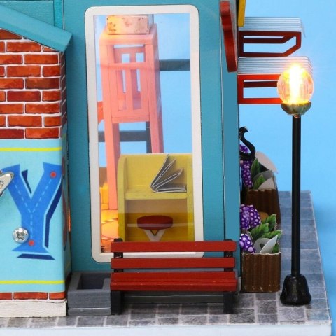 HONGDA Składany Drewniany Model Puzzle 3D DIY Sklep z Zabawkami HONGDA Składany Drewniany Model Puzzle 3D DIY Sklep z Zabawkami