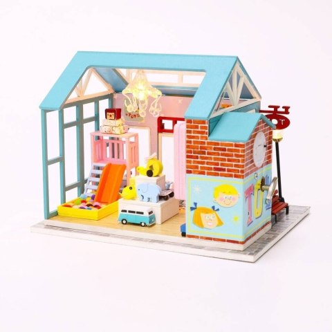 HONGDA Składany Drewniany Model Puzzle 3D DIY Sklep z Zabawkami HONGDA Składany Drewniany Model Puzzle 3D DIY Sklep z Zabawkami