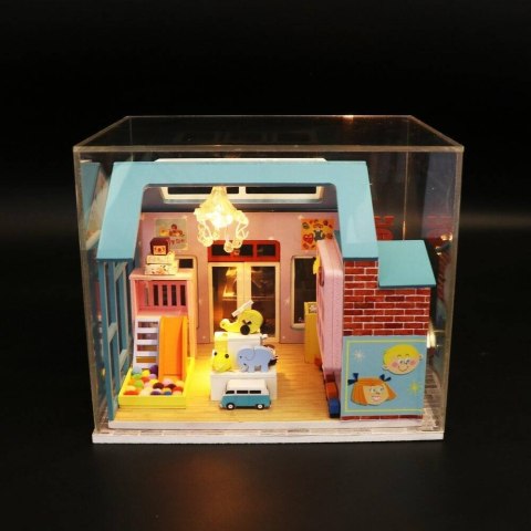 HONGDA Składany Drewniany Model Puzzle 3D DIY Sklep z Zabawkami HONGDA Składany Drewniany Model Puzzle 3D DIY Sklep z Zabawkami