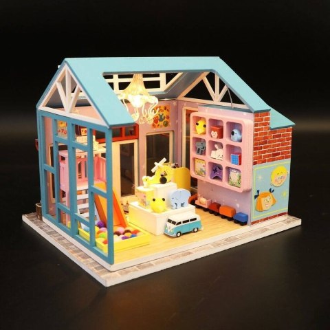 HONGDA Składany Drewniany Model Puzzle 3D DIY Sklep z Zabawkami HONGDA Składany Drewniany Model Puzzle 3D DIY Sklep z Zabawkami