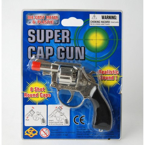 PISTOLET METALOWY NA SPŁONKĘ- BLISTER 1SZT. PISTOLET METALOWY NA SPŁONKĘ- BLISTER 1SZT.