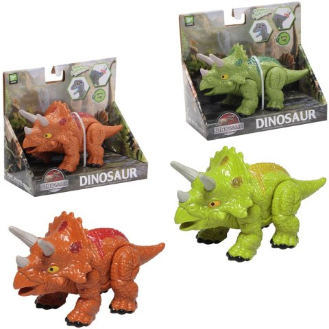 DINOZAUR TRICERATOPS NA BATERIE 1szt DINOZAUR TRICERATOPS NA BATERIE 1szt