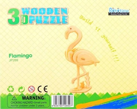 ROBOTIME Drewniane Puzzle 3D - Flaming ROBOTIME Drewniane Puzzle 3D - Flaming