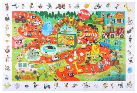 ROBOTIME Drewniane Puzzle + Gra Edukacyjna 48 el. ROBOTIME Drewniane Puzzle + Gra Edukacyjna 48 el.