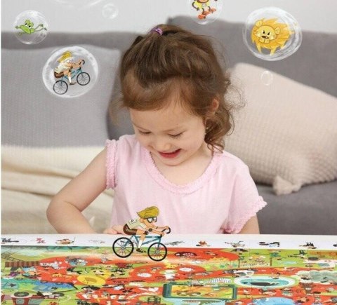 ROBOTIME Drewniane Puzzle + Gra Edukacyjna 48 el. ROBOTIME Drewniane Puzzle + Gra Edukacyjna 48 el.
