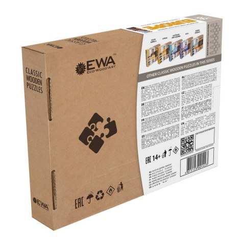 EWA Drewniane Dwustronne Puzzle - Afryka EWA Drewniane Dwustronne Puzzle - Afryka