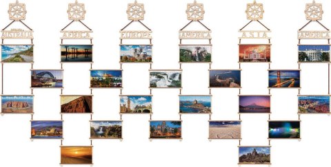 EWA Drewniane Dwustronne Puzzle - Afryka EWA Drewniane Dwustronne Puzzle - Afryka