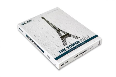 EWA Drewniane Puzzle 3D - Dekoracja Wieża Eiffla EWA Drewniane Puzzle 3D - Dekoracja Wieża Eiffla