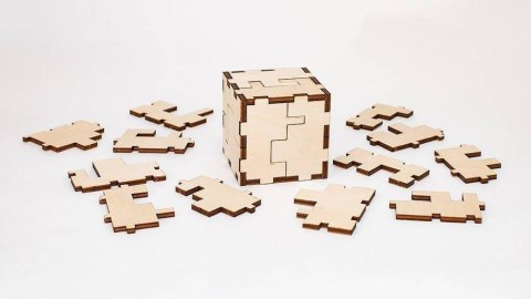 EWA Drewniane Puzzle 3D - Kostka
