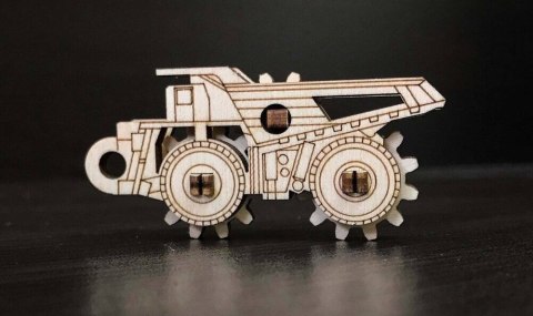 EWA Drewniane Puzzle 3D - Mały Belaz EWA Drewniane Puzzle 3D - Mały Belaz