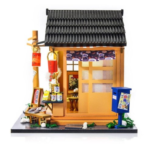LITTLE STORY Składany Drewniany Model LED - Corner Grocery Store LITTLE STORY Składany Drewniany Model LED - Corner Grocery Store