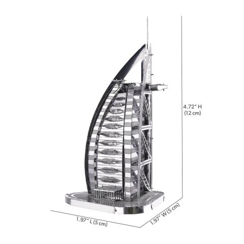 Piececool Puzzle Metalowe Model 3D - Burj Al Arab Piececool Puzzle Metalowe Model 3D - Burj Al Arab