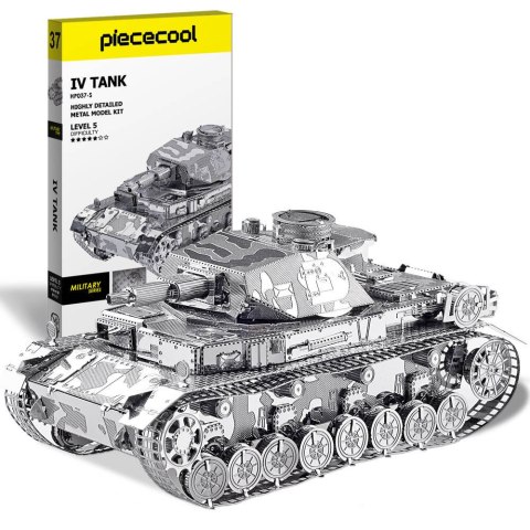 Piececool Puzzle Metalowe Model 3D - Czołg IV Piececool Puzzle Metalowe Model 3D - Czołg IV