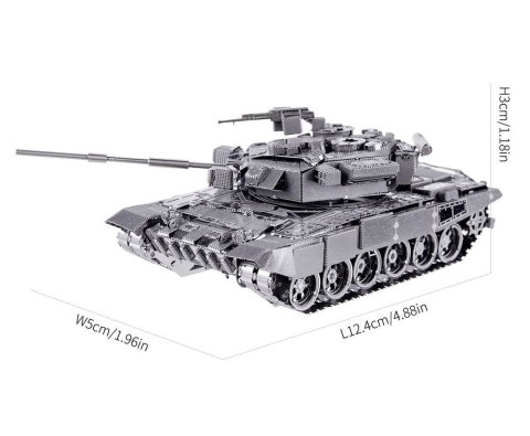 Piececool Puzzle Metalowe Model 3D - Czołg T-90A Piececool Puzzle Metalowe Model 3D - Czołg T-90A