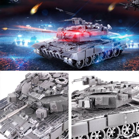 Piececool Puzzle Metalowe Model 3D - Czołg T-90A Piececool Puzzle Metalowe Model 3D - Czołg T-90A
